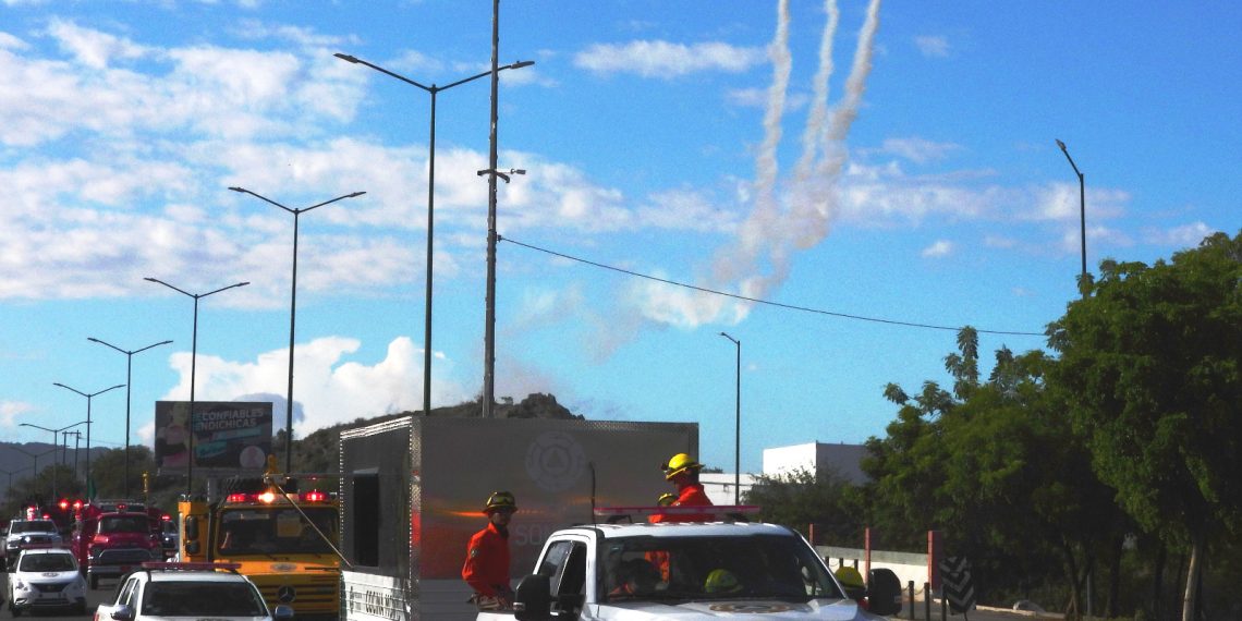 Participa Protección Civil Sonora en Desfile Cívico Militar del 16 de septiembre