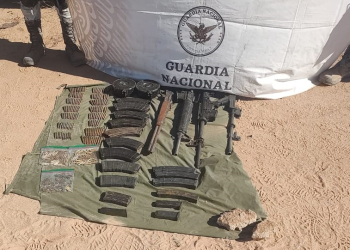 Incautan arsenal e instrumentos para ataques con drones en Caborca