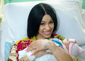 Cardi B da la bienvenida a su tercer hijo con Offset