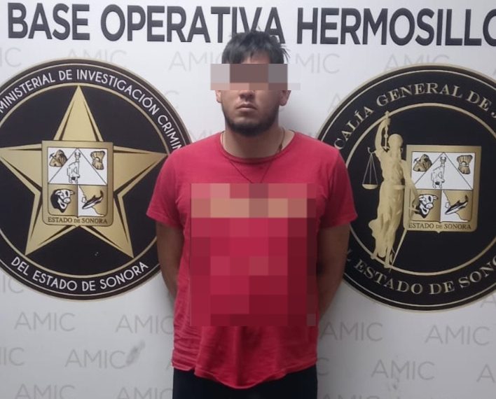 Captura FGJES a objetivo criminal y generador de violencia en Hermosillo por homicidio