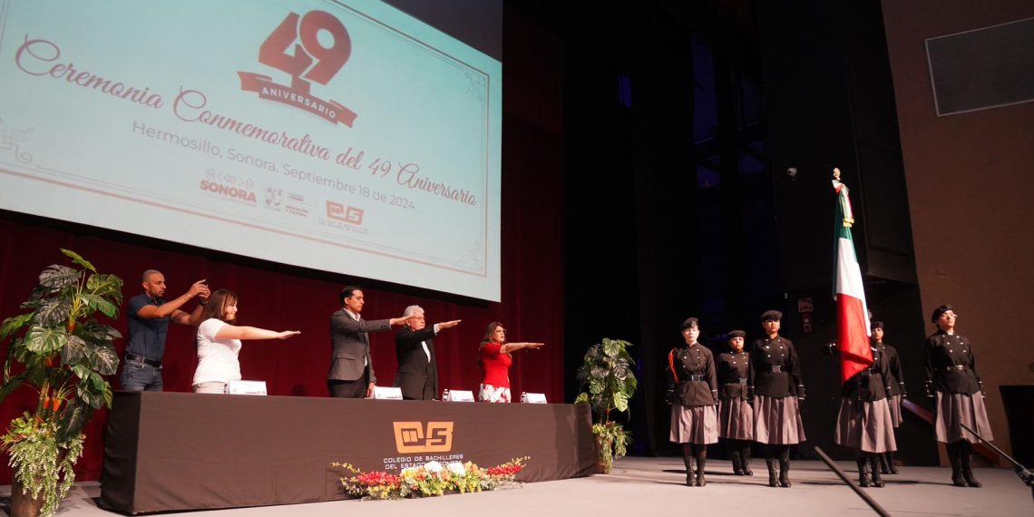 Conmemoran autoridades educativas 49 aniversario de Cobach Sonora