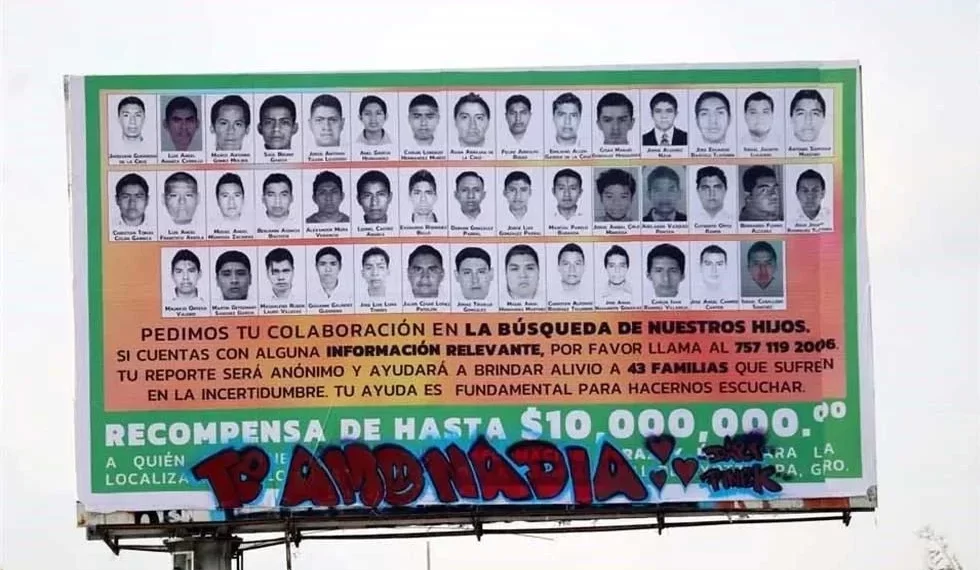 Ofrece Guerrero 10 mdp por información sobre los 43