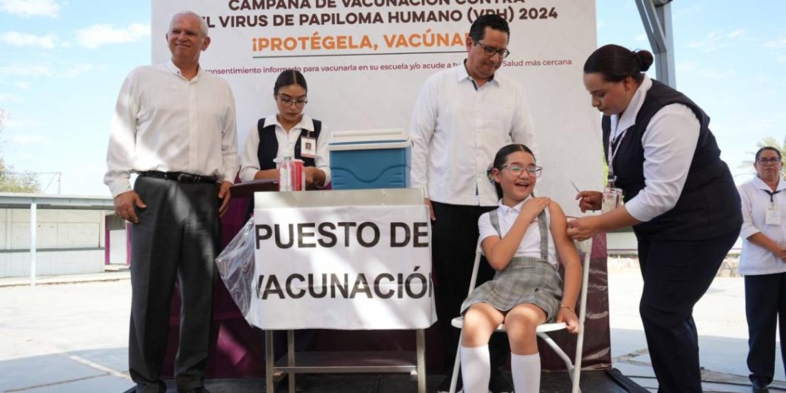 Inicia en Sonora la campaña de vacunación contra el Virus del Papiloma Humano (VPH) 