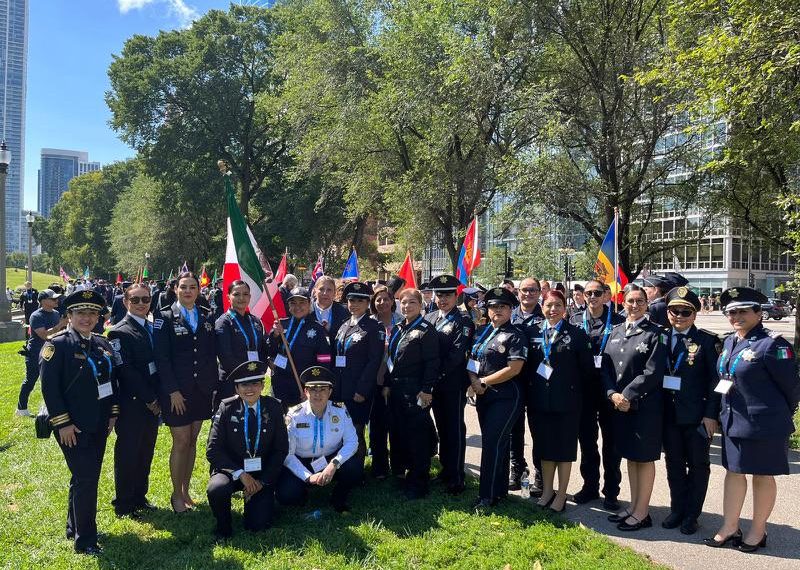 Participa Policía Estatal en Congreso Internacional de Mujeres Policías en Chicago