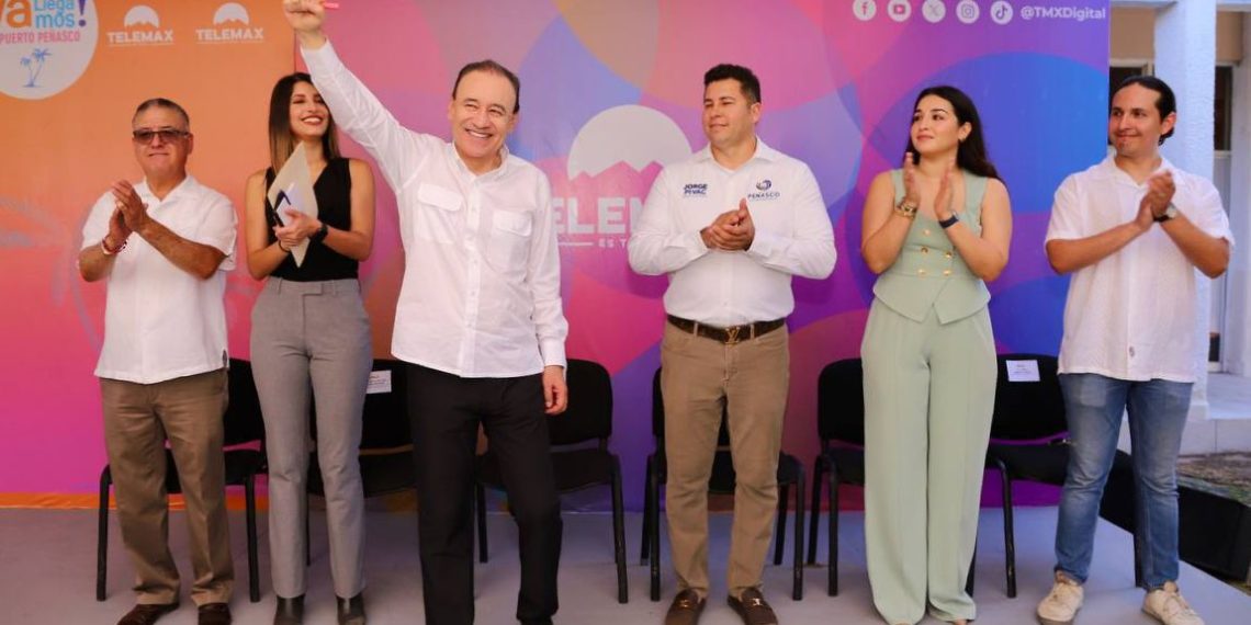 Garantiza Gobernador Durazo conectividad en Puerto Peñasco con modernización carretera y lanzamiento de señal de Telemax
