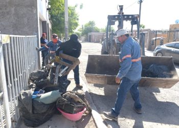 Retira Gobierno de Hermosillo 50 toneladas de descacharre