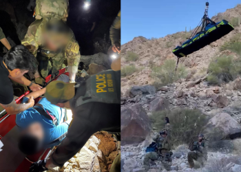 Rescatan a cinco migrantes en zona desértica de Yuma