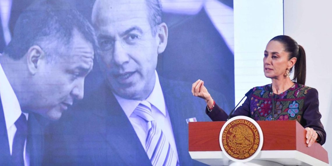 Sheinbaum se lanza contra Calderón: ‘Es muy cínico, debería pedir perdón’