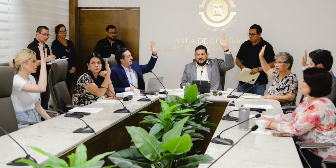 En comisión, Congreso de Sonora aprueba minutas en materia de vías férreas y áreas y empresas estratégicas