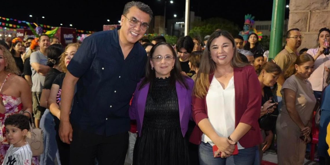 Diputado Ramón Flores, de gira por Guaymas y Empalme.