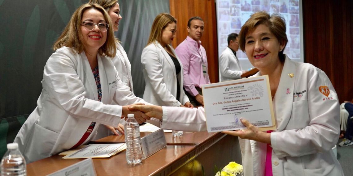 Reconoce IMSS Bienestar Sonora a sus médicas y médicos destacados