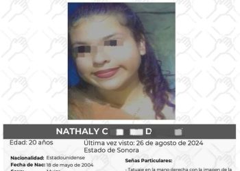 FGJE en Sonora investiga muerte de Nathaly en Navojoa; era de Estados Unidos