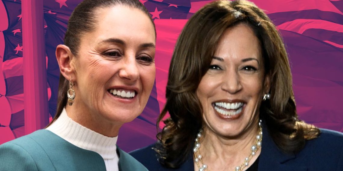 Sheinbaum celebra declaraciones de Kamala sobre ‘violencia’ en la colonización