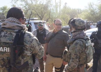 Realizan corporaciones de los tres niveles de Gobierno operativo en mina de Pitiquito