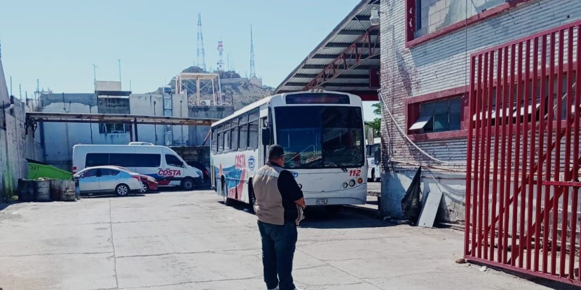 Verifica Gobierno de Sonora cumplimiento de nuevos horarios de transporte HMO-Comisaría Miguel Alemán
