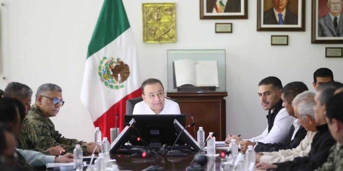 Se informa sobre visita de coordinación por parte de los titulares del Gobierno del estado de Sonora, de las Secretarías de Seguridad y Protección Ciudadana y de Marina