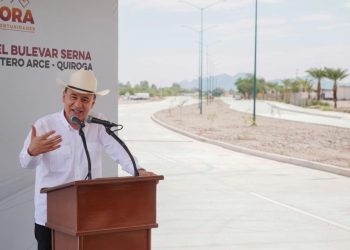 Inaugura Gobernador Durazo prolongación del bulevar Serna en beneficio de habitantes del poniente de Hermosillo