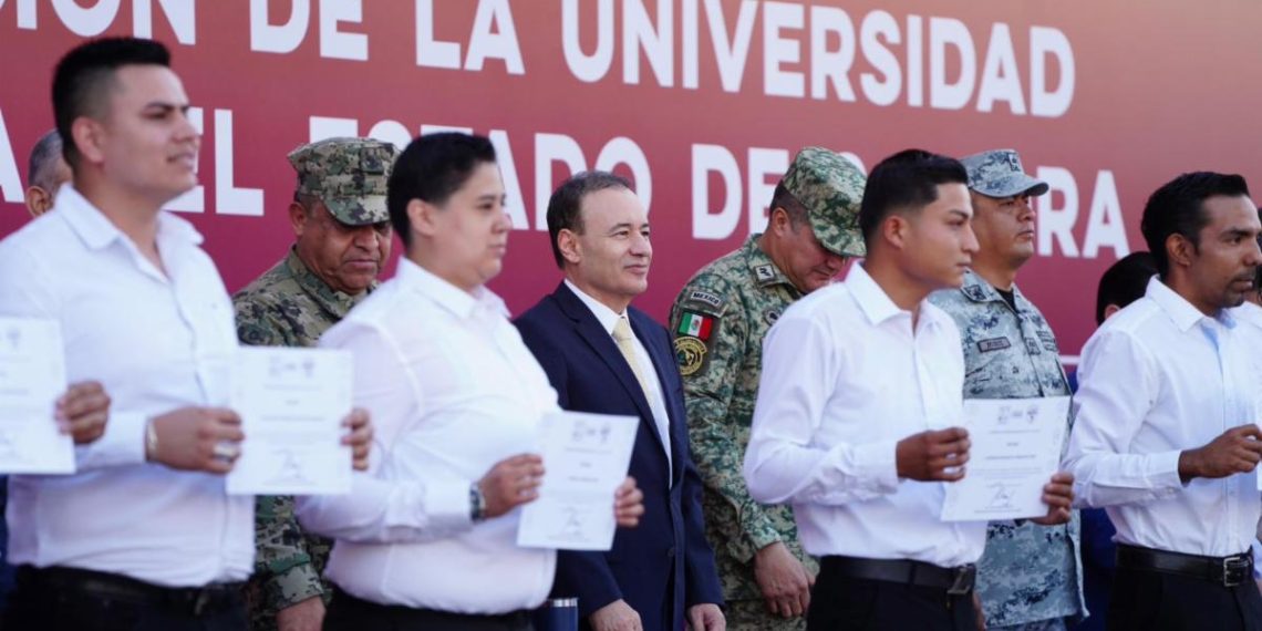 Refuerza Gobernador Durazo corporaciones de seguridad con 208 nuevos elementos