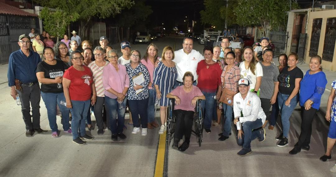 Beneficia Toño Astiazarán a 8 mil personas con pavimentación de avenida Suaqui Grande