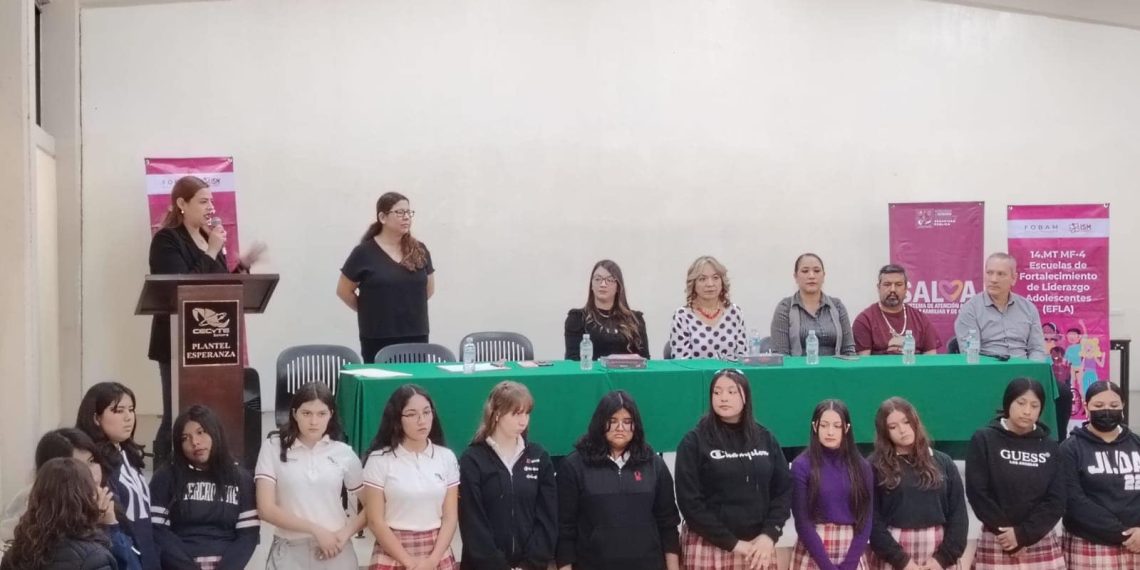 Participa Cecyte Sonora en “Escuela de Fortalecimiento de Liderazgos Adolescentes”
