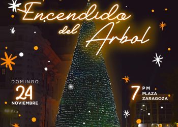 Encenderán árbol y decoración navideña este domingo