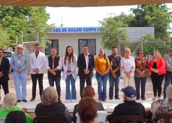 Inaugura Presidente Municipal de Cajeme casa de salud en Campo 29