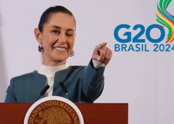 Sheinbaum sugerirá al G20 redirigir 1% del gasto armamentista a la pobreza y las mujeres