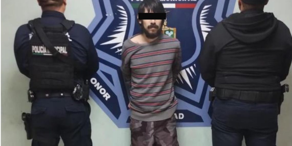 Detiene SSPM Y Marina a dos por presunto delito contra la salud y violencia familiar en Cajeme