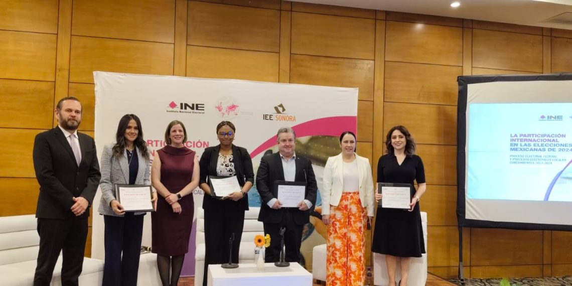 Presentan INE e IEEyPC en el Estado de Sonora el Foro Regional: “La participación internacional en las elecciones mexicanas de 2024”
