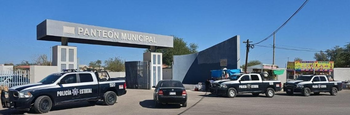 Previene Gobierno de Sonora delito en panteones del Estado con operativos coordinados