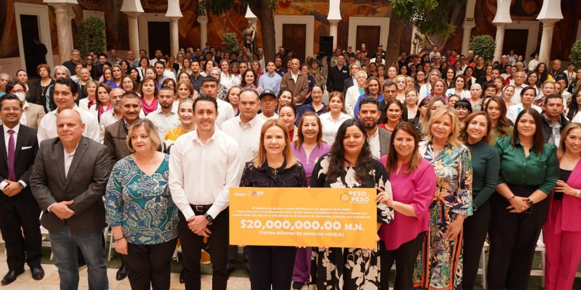 Entrega Gobierno de Sonora 20 MDP a través del programa Peso A Peso por la Transformación