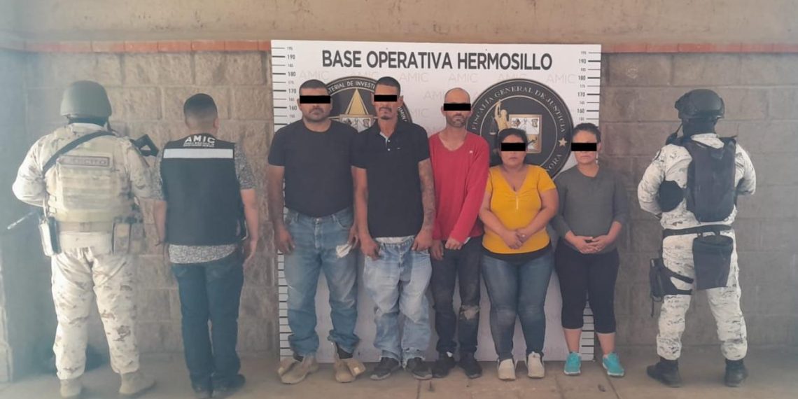 Operativo conjunto detiene a cinco personas y asegura narcótico en la colonia Tierra Nueva