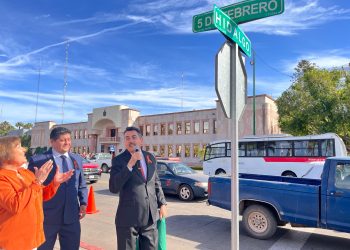Da inicio Javier Lamarque con programa intensivo de colocación de nomenclaturas en Cajeme