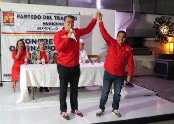 Despliega Comisionado del PT Ramón Flores importante actividad partidista en Hermosillo