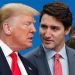 Conversan Trump y Trudeau tras amenaza de aranceles