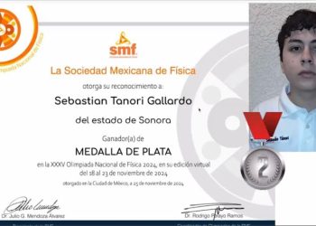 Ganan alumnos de Cobach Sonora medallas en Olimpiada Nacional de Física 2024