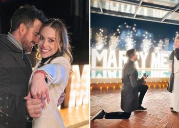 Actriz de El Ángel de Aurora y Mane de la Parra se comprometen