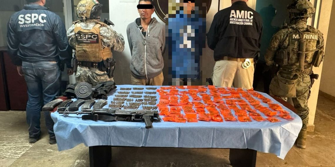 Fuerza de Tarea Interinstitucional (FTI) logra capturas y aseguramientos en San Ignacio Río Muerto y Ciudad Obregón