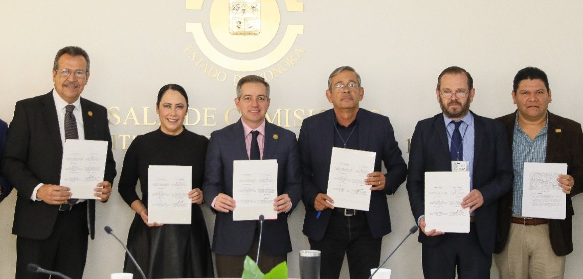 Firma Congreso de Sonora convenio para realizar el programa Diputada y Diputado Infantil 2025