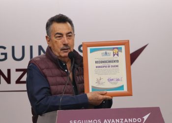 Gobierno de Cajeme recibe reconocimiento por su compromiso con la transparencia