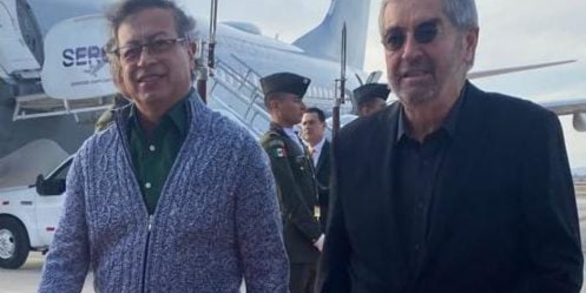 Petro aterriza en el AIFA; se reunirá con Sheinbaum