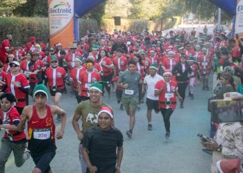 Gobierno de Sonora organiza carrera “Misión Navidad” en Cuarta Zona Militar