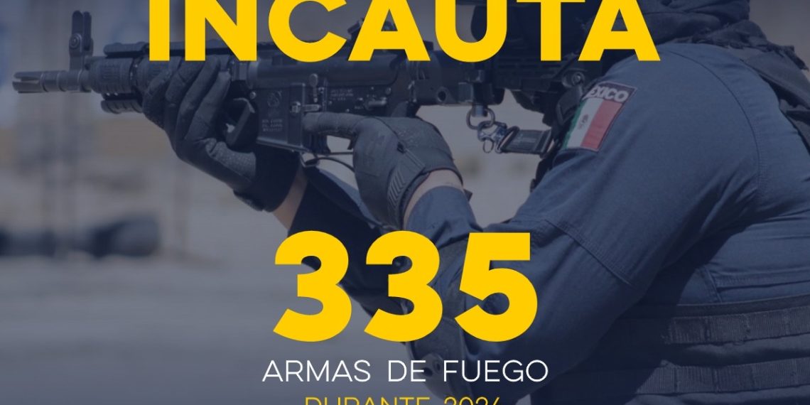 Incauta Gobierno de Sonora 335 armas de fuego en operativos de combate al delito