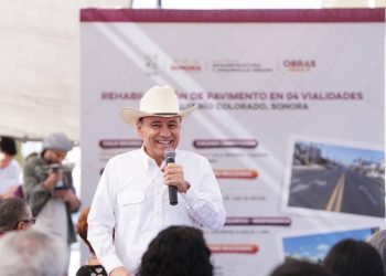 Gobernador Durazo cumple a sonorenses con rehabilitación de más de 120 vialidades en municipios