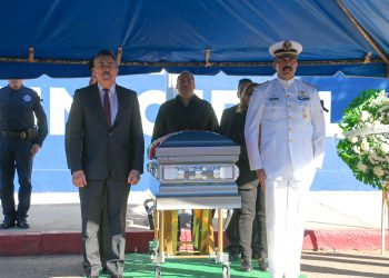 Rinden en Cajeme homenaje póstumo a policía Jesús Francisco Ramos Acosta