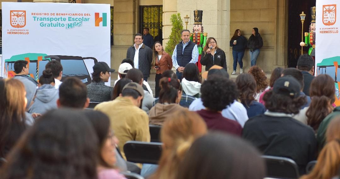 Con gran participación de jóvenes, encabeza Toño Astiazarán jornada de credencialización del H Bus