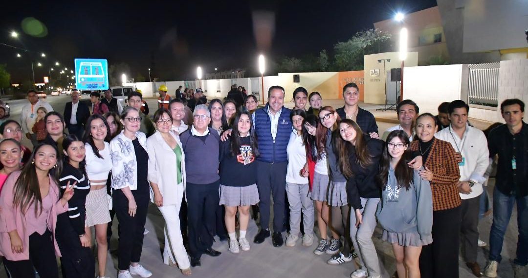 Beneficia Toño Astiazarán a familias del sur poniente y estudiantes de Cobach Villa Bonita con “Camina Segura”