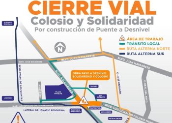 Conoce las rutas alternas que operarán a partir del 2 de enero por inicio de obras de paso desnivel Colosio y Solidaridad