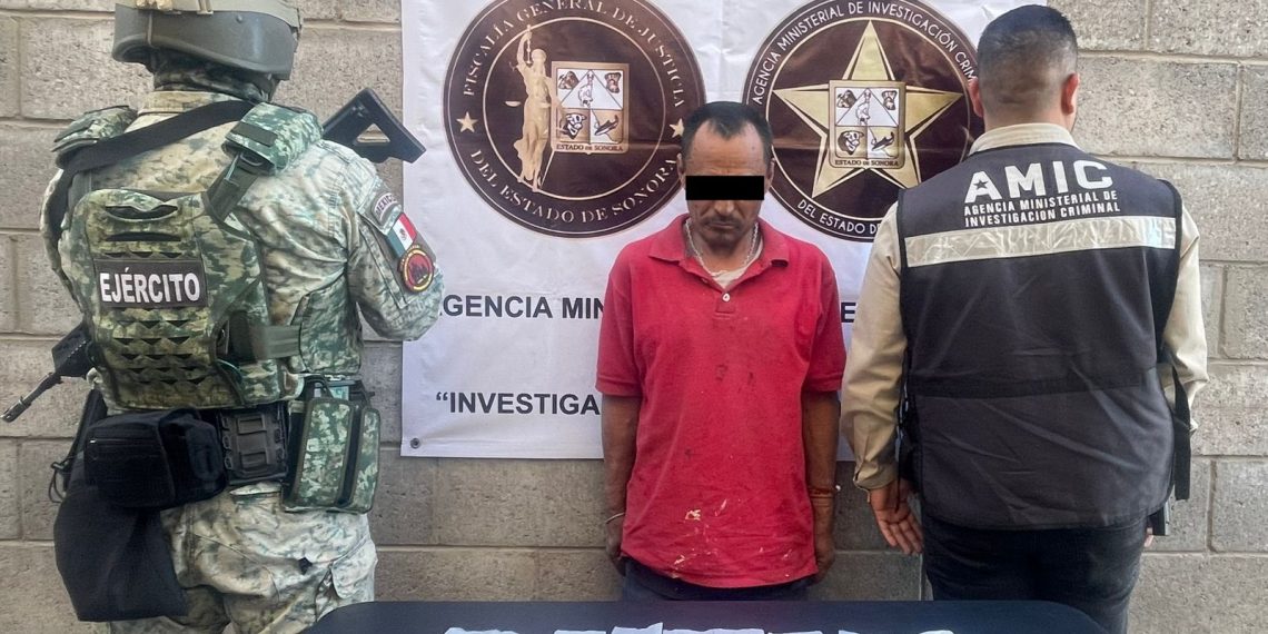 Operativo AMIC y DEFENSA captura a sujeto con droga tras cateo en Hermosillo