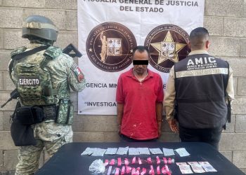 Operativo AMIC y DEFENSA captura a sujeto con droga tras cateo en Hermosillo
